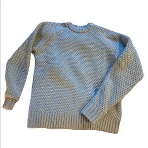 Taylor Stitch 100% merino wool fishermans sweater